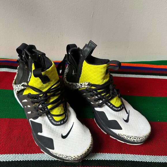 Nike Air Presto Mid x Acronym Dynamic Yellow Men\'s size 7 main image 9